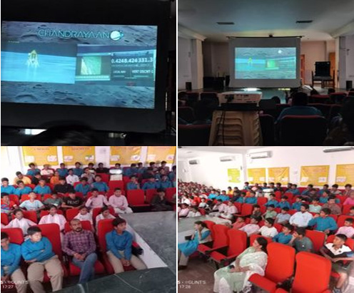 Chandrayaan 3's live telecast